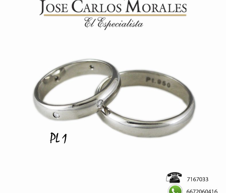 Argollas de matrimonio PL1