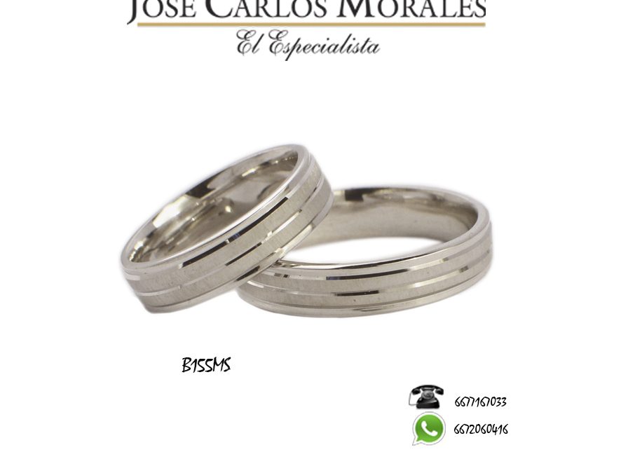Argollas de matrimonio B155MS