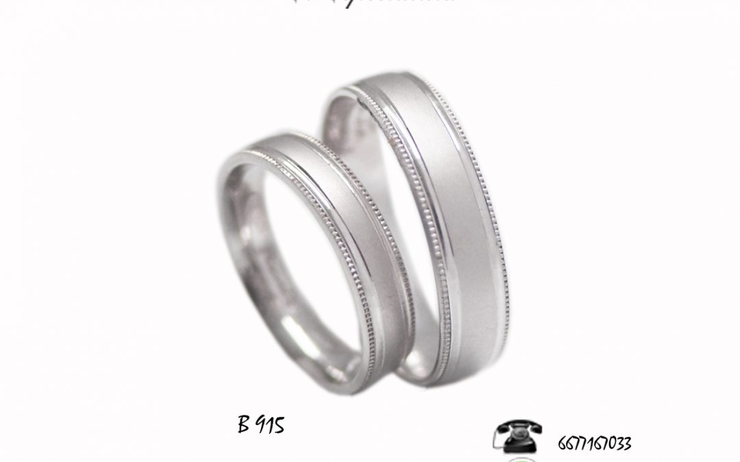 Argollas de Matrimonio B 915