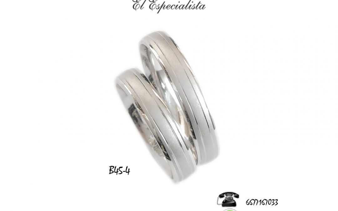 Argollas de Matrimonio B45-4